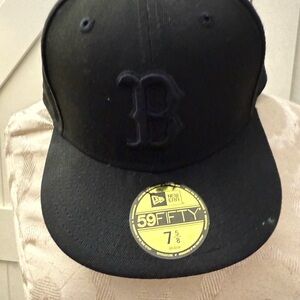 New Era Black Boston Red Sox Tonal 59FIFTY Baseball Cap